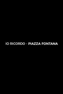 Poster do filme I Remember Piazza Fontana