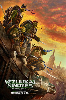 Vėžliukai nindzės: šešėlių įkaitai