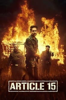 Article 15 movie poster
