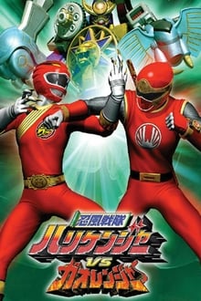 Poster do filme Ninpuu Sentai Hurricaneger vs. Gaoranger