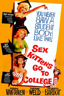 Poster do filme Sex Kittens Go to College