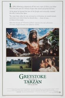 Greystoke: The Legend of Tarzan, Lord of the Apes movie poster