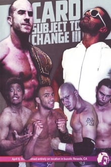 Poster do filme PWG: Card Subject To Change III