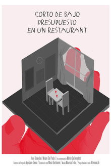 Corto de bajo presupuesto en un restaurant