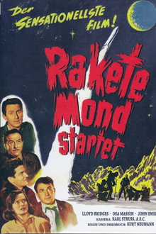 Rakete Mond startet
