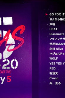 B'z SHOWCASE 2020 -5 ERAS 8820- Day5
