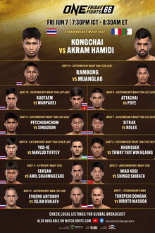 ONE Friday Fights 66: Kongchai vs. Hamidi
