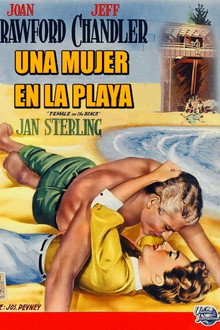 Una mujer en la playa
