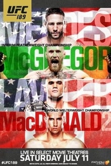 Poster do filme UFC 189: Mendes vs. McGregor
