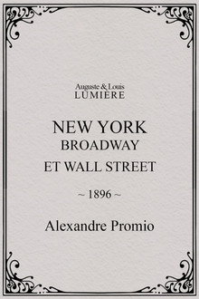 New
York,
Broadway
and
Wall
Street