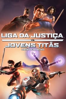 Poster do filme Liga da Justiça Vs. Jovens Titãs