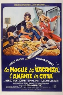 Poster do filme A Esposa em Férias e a Amante na Cidade