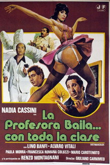 La profesora baila con toda la clase