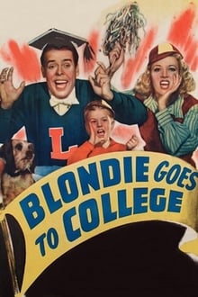 Poster do filme Blondie Goes to College