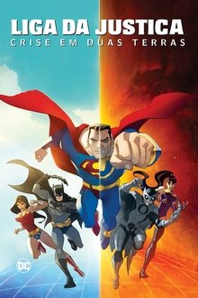 Poster do filme Liga da Justiça: Crise em Duas Terras