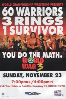 WCW World War 3 1997 movie poster