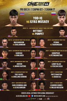 ONE Friday Fights 44: Yod-IQ vs. Musaev