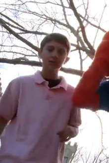 Cool Cat Finds a Gun