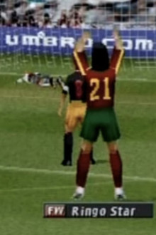 Pre Evolution Soccer's One-Minute Dance After a Golden Goal in the Master League