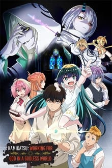 Poster da série KamiKatsu: Atividades Divinas em um Mundo sem Deuses