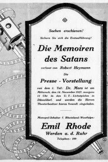 Die Memoiren des Satans. 1. Teil - Doktor Mors