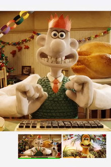 Wallace & Gromit x Google Hangout | A Video Call with Aardman Friends!