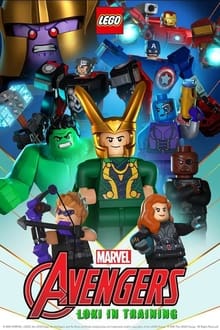 Poster do filme LEGO Marvel Avengers: Loki em Treinamento