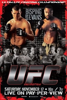 Poster do filme UFC 78: Validation