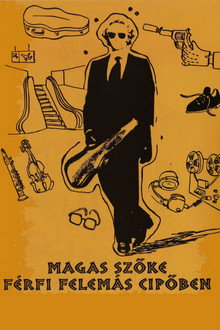 Magas szőke férfi felemás cipőben