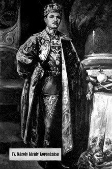 IV. Károly király koronázása
