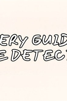Mystery Guide For Little Detectives