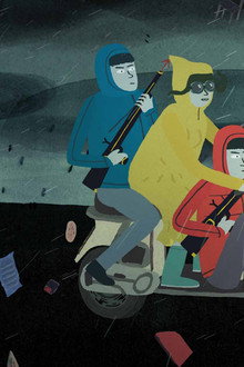 Tempête sur anorak