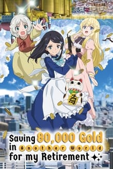 Poster da série Rougo ni Sonaete Isekai de 8-manmai no Kinka wo Tamemasu