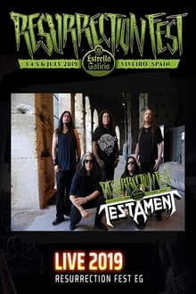 Poster do filme Testament - Live at Resurrection Fest EG 2019