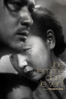 Une femme dans le vent