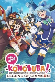 Poster do filme KonoSuba: As Bênçãos de Deus Nesse Mundo Maravilhoso! - Lenda Carmesim