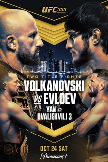 UFC 333: Volkanovski vs. Evloev