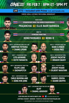 ONE Fight Night 28: Prajanchai vs. Barboza