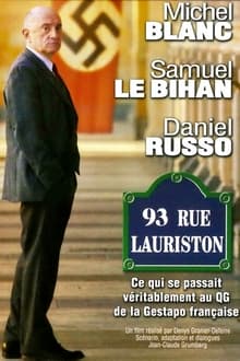 Poster do filme 93, rue Lauriston