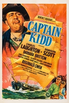 Poster do filme As Aventuras do Capitão Kidd