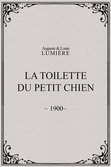 La toilette du petit chien