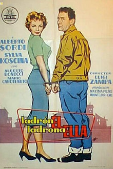 Ladrón él, ladrona ella