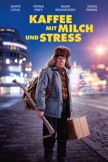 Kaffee mit Milch und Stress