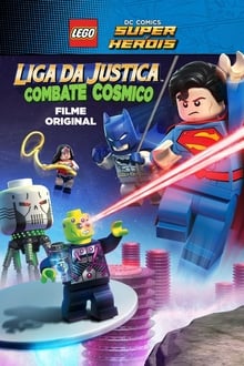 Poster do filme Lego Liga da Justiça: Combate Cósmico