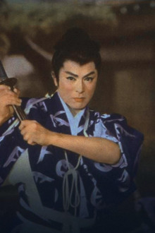 富士に立つ若武者