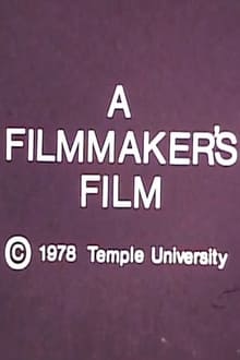 Poster do filme A Filmmaker's Film