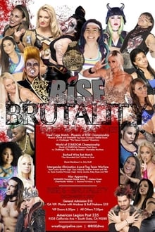 Poster do filme RISE Wrestling. RISE 6 Brutality