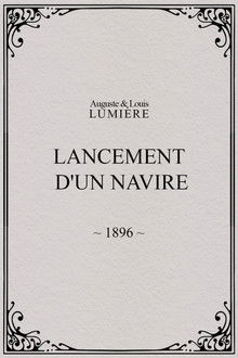 Lancement d'un navire