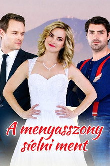 A menyasszony síelni ment