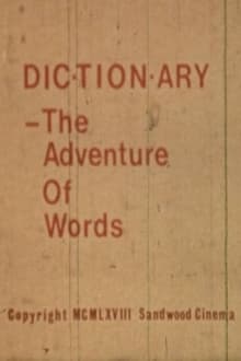 Poster do filme Dictionary: The Adventure of Words